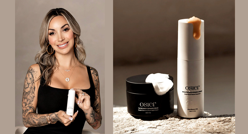 Osier, a new Korean skincare brand, and its founder Cheree Ashley.